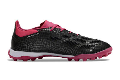 Unisex Adidas Predator 24 Elite TF Artificial Turf Low-Tops Football Shoes - Black/Red/White