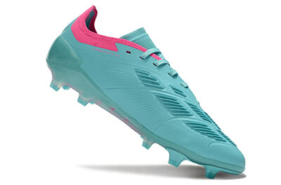 Men's Adidas Predator Accuracy FG Firm Ground Low-Tops Football Boots - Jade/Pink/Purple