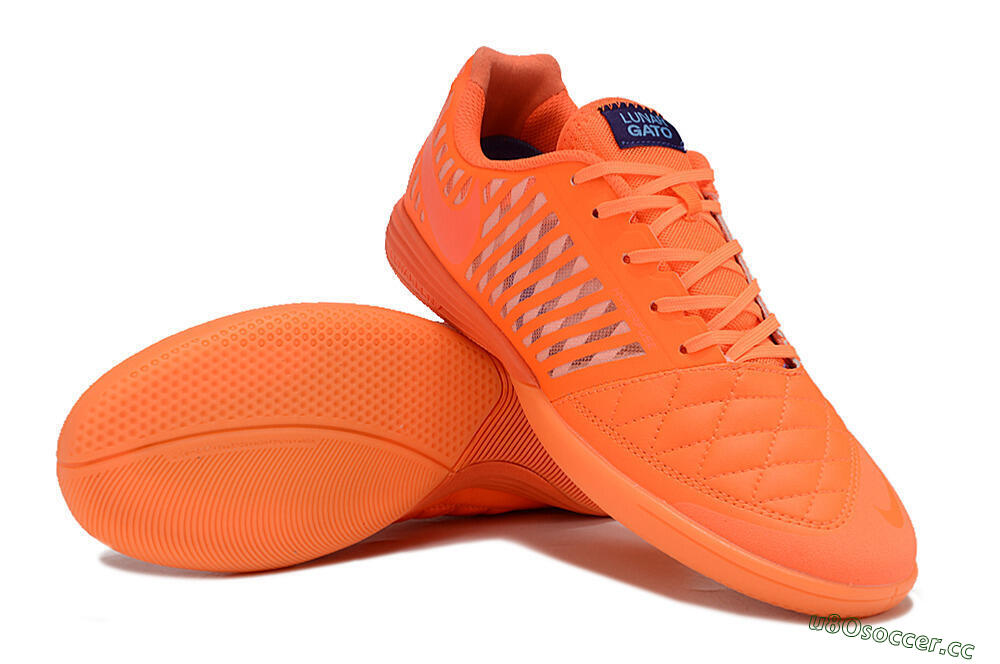 Unisex Nike Lunar Gato 2 IC Indoor & Futsal Low-Tops Football Shoes - Red/Black 0