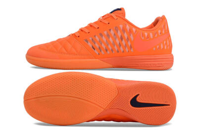Unisex Nike Lunar Gato 2 IC Indoor & Futsal Low-Tops Football Shoes - Red/Black