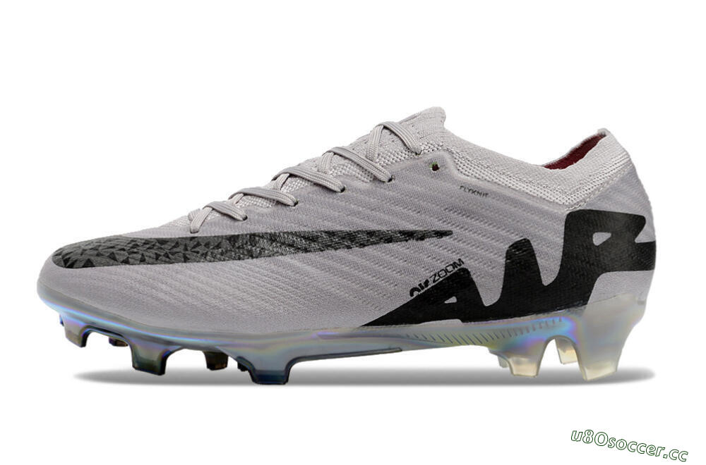 Unisex Nike Air Zoom Mercurial Vapor 15 Elite FG Firm Ground Low-Tops Football Boots - Grey/Black/Gold 0