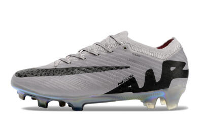 Unisex Nike Air Zoom Mercurial Vapor 15 Elite FG Firm Ground Low-Tops Football Boots - Grey/Black/Gold