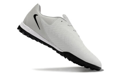 Men's Nike Phantom GX 2 Acad LV8 TF Artificial Turf Low-Tops Football Shoes - Grey/Black/White