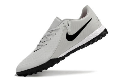 Men's Nike Phantom GX 2 Acad LV8 TF Artificial Turf Low-Tops Football Shoes - Grey/Black/White