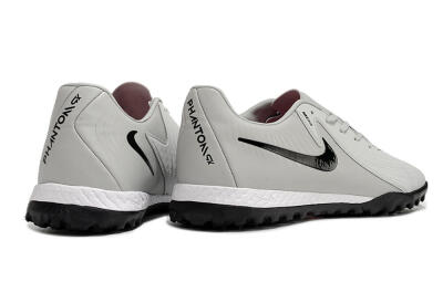 Men's Nike Phantom GX 2 Acad LV8 TF Artificial Turf Low-Tops Football Shoes - Grey/Black/White