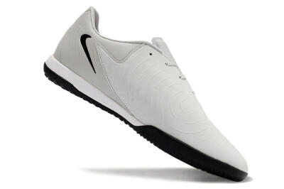 Men's Nike Phantom GX 2 Acad LV8 IC Indoor & Futsal Low-Tops Football Shoes - Grey/Black/White