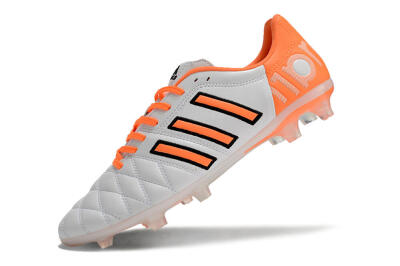Men's Adidas AdiPure 11Pro X PD25 Trx FG Firm Ground Low-Tops Football Boots - White/Orange/Black