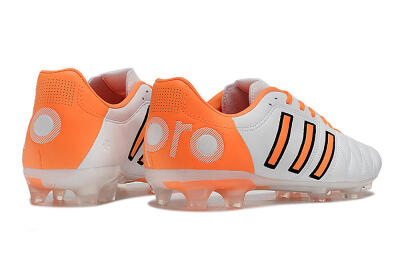 Men's Adidas AdiPure 11Pro X PD25 Trx FG Firm Ground Low-Tops Football Boots - White/Orange/Black