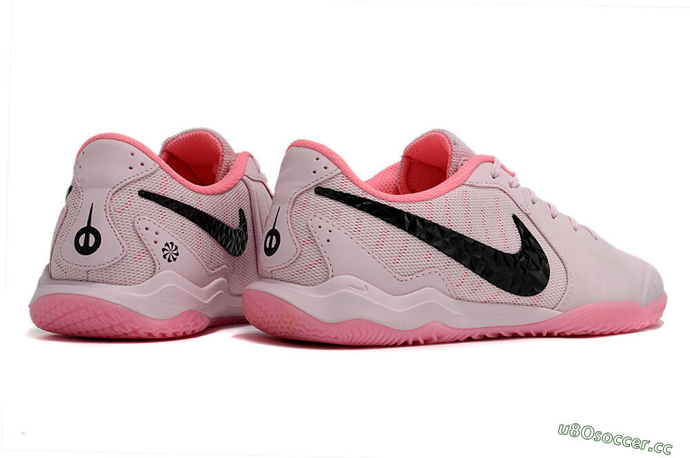Men's Nike Tiempo Legend 10 Academy IC Indoor & Futsal Low-Tops Football Shoes - Pink/Black 6