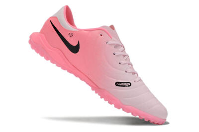 Men's Nike Tiempo Legend 10 Academy TF Artificial Turf Low-Tops Football Shoes - Pink/Black
