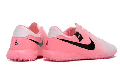 Men's Nike Tiempo Legend 10 Academy TF Artificial Turf Low-Tops Football Shoes - Pink/Black
