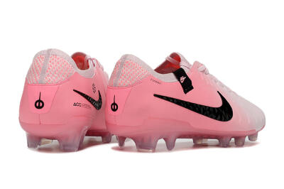 Men's Nike Tiempo Legend 10 Elite FG Firm Ground Low-Tops Football Boots - Pink/Black