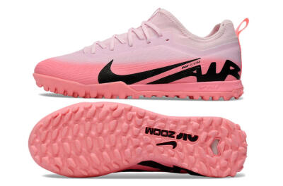 Men's Nike Air Zoom Mercurial Vapor 15 Pro TF Artificial Turf Low-Tops Football Shoes - Pink/Black