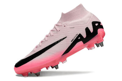 Men's Nike Air Zoom Mercurial Superfly 9 Elite SG Soft Ground High-Tops Football Boots - Pink/Black
