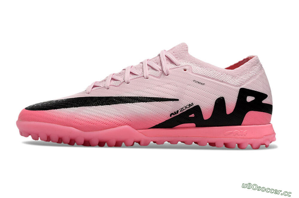Men's Nike Air Zoom Mercurial Vapor 15 Elite TF Artificial Turf Low-Tops Football Shoes - Pink/Black 0