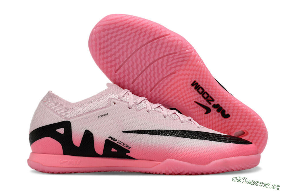 Men's Nike Air Zoom Mercurial Vapor 15 Elite IC Indoor & Futsal Low-Tops Football Shoes - Pink/Black 2