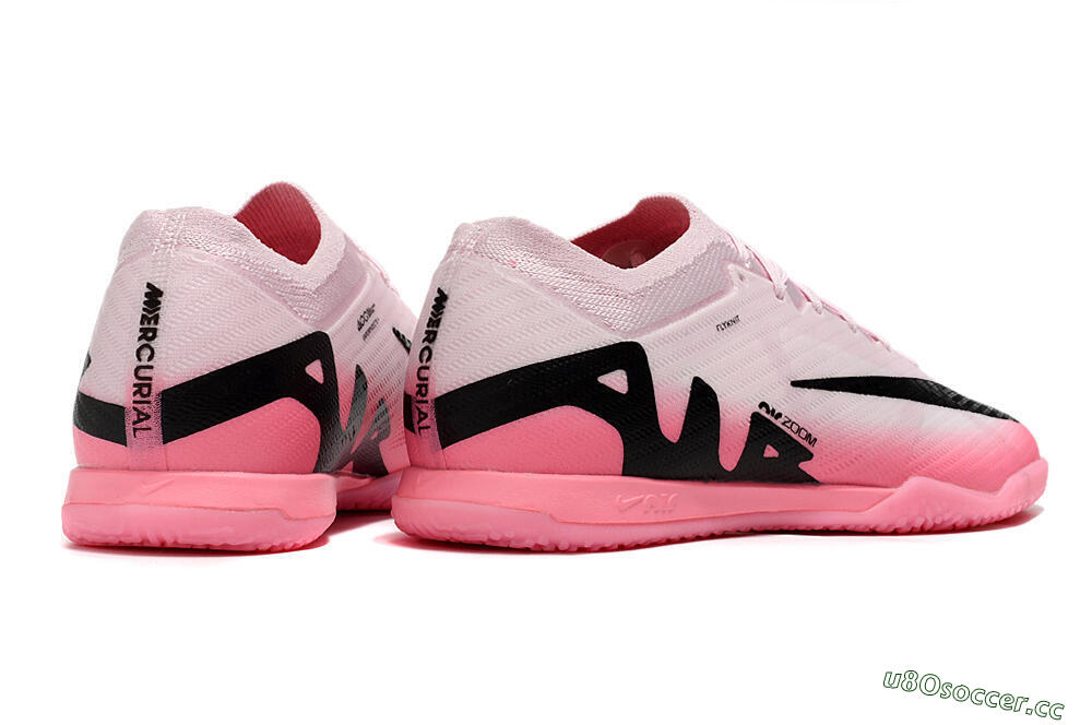 Men's Nike Air Zoom Mercurial Vapor 15 Elite IC Indoor & Futsal Low-Tops Football Shoes - Pink/Black 6