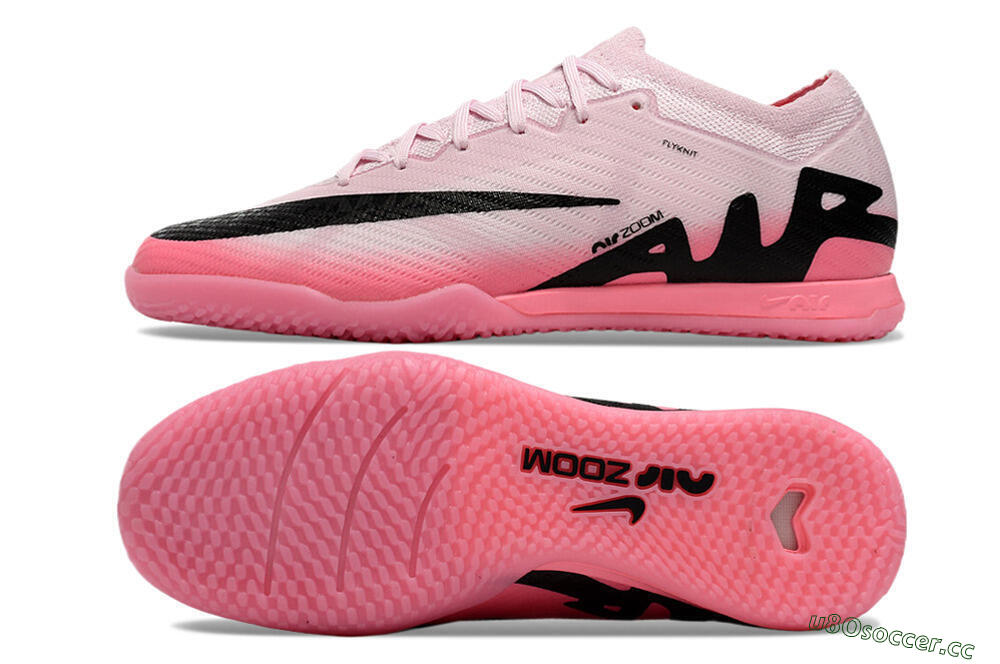Men's Nike Air Zoom Mercurial Vapor 15 Elite IC Indoor & Futsal Low-Tops Football Shoes - Pink/Black 1