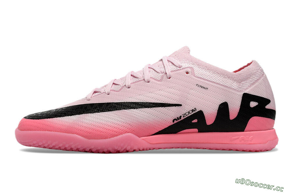 Men's Nike Air Zoom Mercurial Vapor 15 Elite IC Indoor & Futsal Low-Tops Football Shoes - Pink/Black 0