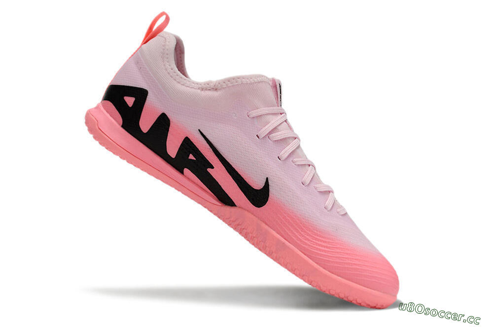 Men's Nike Air Zoom Mercurial Vapor 15 Pro IC Indoor & Futsal Low-Tops Football Shoes - Pink/Black 4