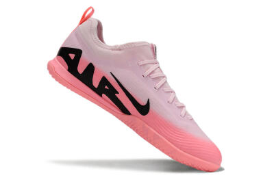 Men's Nike Air Zoom Mercurial Vapor 15 Pro IC Indoor & Futsal Low-Tops Football Shoes - Pink/Black
