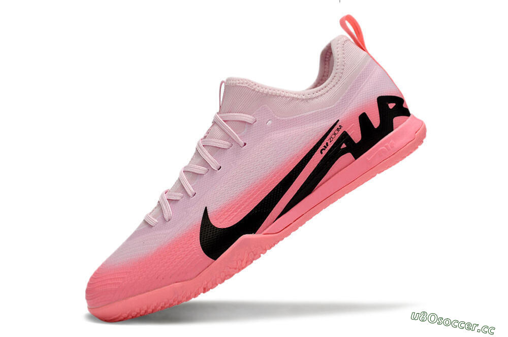 Men's Nike Air Zoom Mercurial Vapor 15 Pro IC Indoor & Futsal Low-Tops Football Shoes - Pink/Black 5