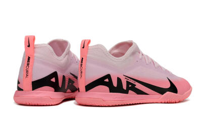 Men's Nike Air Zoom Mercurial Vapor 15 Pro IC Indoor & Futsal Low-Tops Football Shoes - Pink/Black