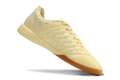Men's Nike Lunar Gato 2 IC Indoor & Futsal Low-Tops Football Shoes - Yellow/White/Brown