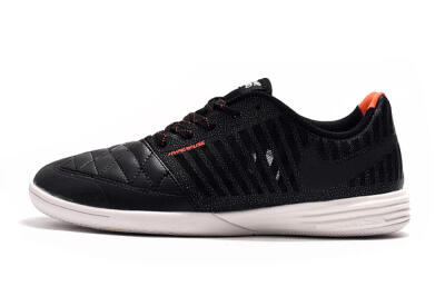 Men's Nike Lunar Gato 2 IC Indoor & Futsal Low-Tops Football Shoes - Black/Red/White