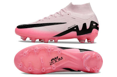 Men's Nike Air Zoom Mercurial Superfly 9 Elite FG Artificial Grass High-Tops Football Boots - Pink/Black
