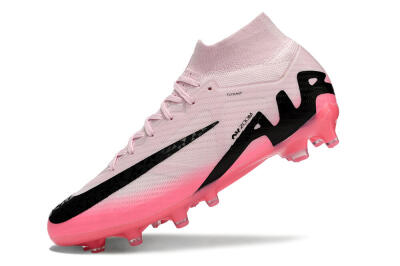Men's Nike Air Zoom Mercurial Superfly 9 Elite FG Artificial Grass High-Tops Football Boots - Pink/Black