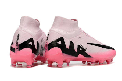 Men's Nike Air Zoom Mercurial Superfly 9 Elite FG Artificial Grass High-Tops Football Boots - Pink/Black