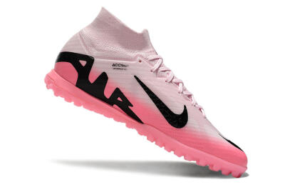 Unisex Nike Air Zoom Mercurial Superfly 9 Elite TF Artificial Turf High-Tops Football Boots - Pink/Pink/Black