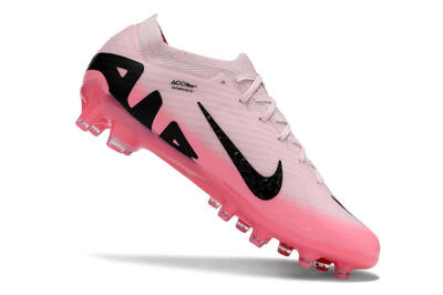 Men's Nike Air Zoom Mercurial Vapor 15 Elite FG Artificial Grass Low-Tops Football Boots - Pink/Black