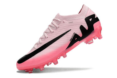 Men's Nike Air Zoom Mercurial Vapor 15 Elite FG Artificial Grass Low-Tops Football Boots - Pink/Black