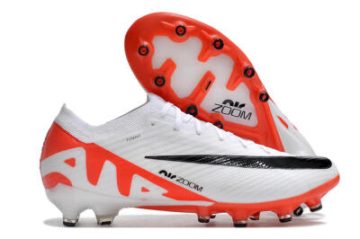 Men's Nike Air Zoom Mercurial Vapor 15 Elite AG Artificial Grass Low-Tops Football Boots - White/Black/Red