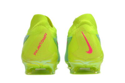 Men's Nike Phantom GX Elite FG Firm Ground Low-Tops Football Boots - Green/Yellow/Red