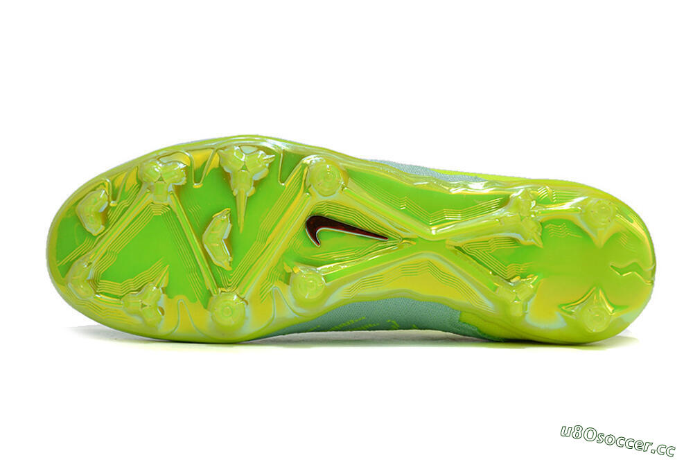 Men's Nike Phantom GX Elite FG Firm Ground Low-Tops Football Boots - Green/Yellow/Red 7