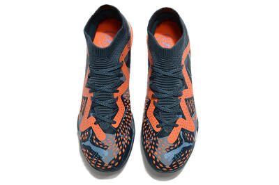 Men's Puma Future Ultimate TF Artificial Turf Low-Tops Football Shoes - Blue/Orange