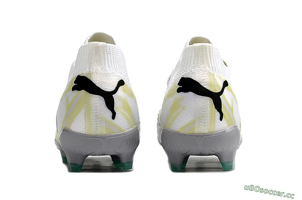 Men's Puma Future Ultimate FG Firm Ground Low-Tops Football Boots - White/Black 6