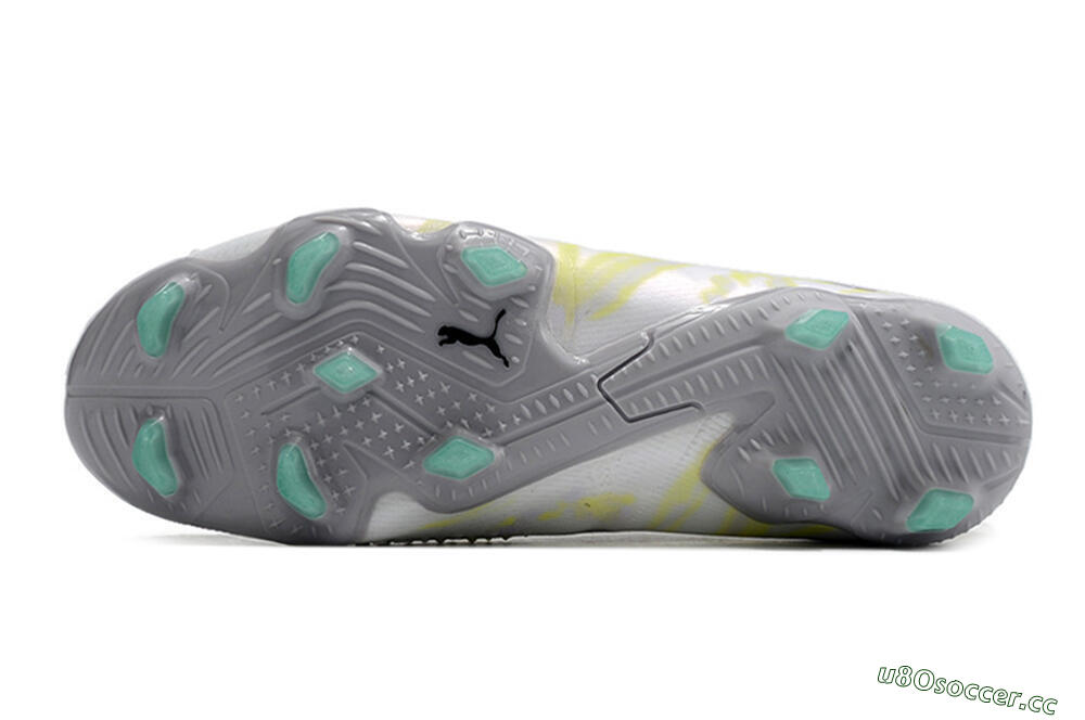 Men's Puma Future Ultimate FG Firm Ground Low-Tops Football Boots - White/Black 7
