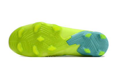 Men's Puma Future Ultimate FG Firm Ground Low-Tops Football Boots - Green/Blue/Black