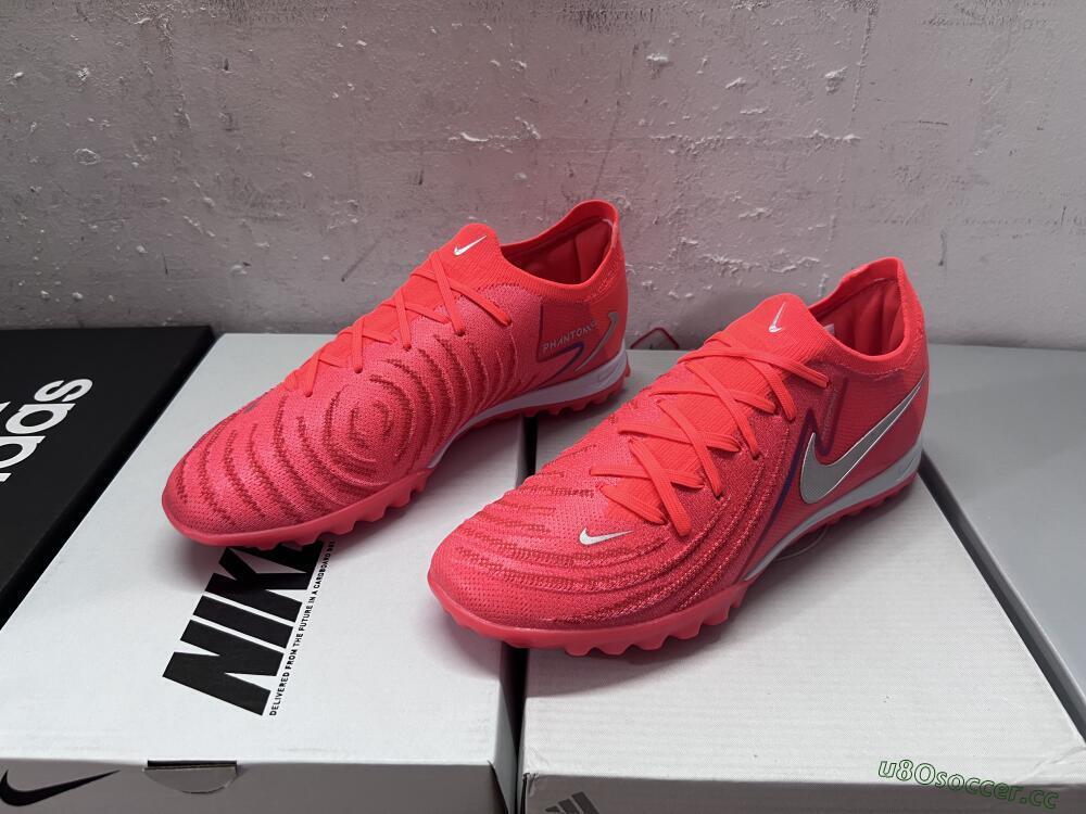 Men's Nike Phantom Luna 2 Elite TF Artificial Turf Low-Tops Football Shoes - Red/Black/Blue/White