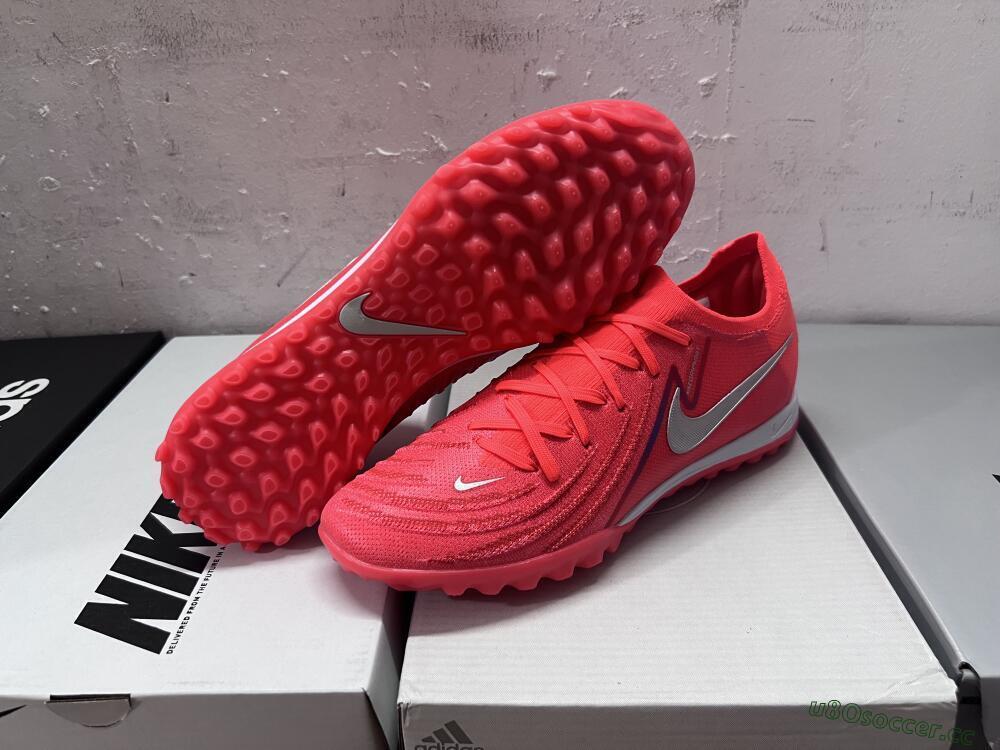 Men's Nike Phantom Luna 2 Elite TF Artificial Turf Low-Tops Football Shoes - Red/Black/Blue/White