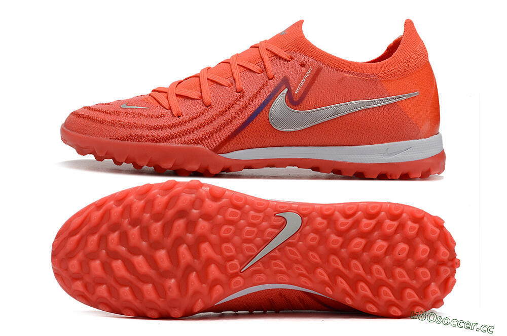 Men's Nike Phantom Luna 2 Elite TF Artificial Turf Low-Tops Football Shoes - Red/Black/Blue/White 1