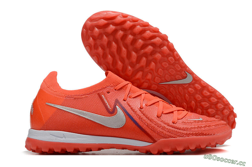 Men's Nike Phantom Luna 2 Elite TF Artificial Turf Low-Tops Football Shoes - Red/Black/Blue/White 2