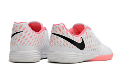 Unisex Nike Lunar Gato 2 IC Indoor & Futsal Low-Tops Football Shoes - White/Pink/Black