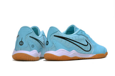 Men's Nike Tiempo Legend 10 IC Indoor & Futsal Low-Tops Football Shoes - Blue/Black/White/Brown