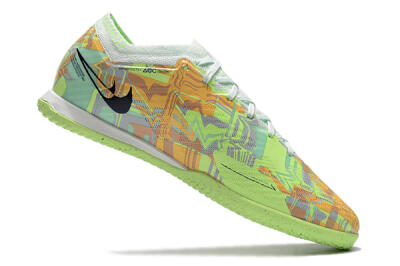 Unisex Nike Air Zoom Mercurial Vapor 15 Elite IC Futsal/Indoor Low-Tops Football Shoes - Green/Orange/Black
