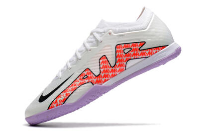 Unisex Nike Air Zoom Mercurial Vapor 15 Elite IC Futsal/Indoor Low-Tops Football Shoes - White/Red/Black